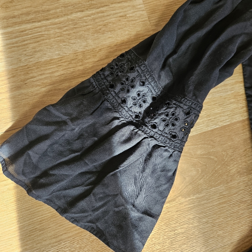 American Eagle Black Lace Romper XS W-2480 - Picture 6 of 7